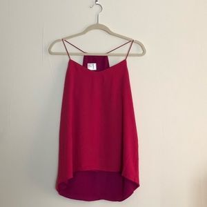 Reversible pink and magenta Express Barcelona tank